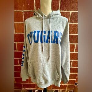 Gildan ‘Canyon Creek Elementary Cougars’ Heather Gray Size Medium Jersey Hoodie